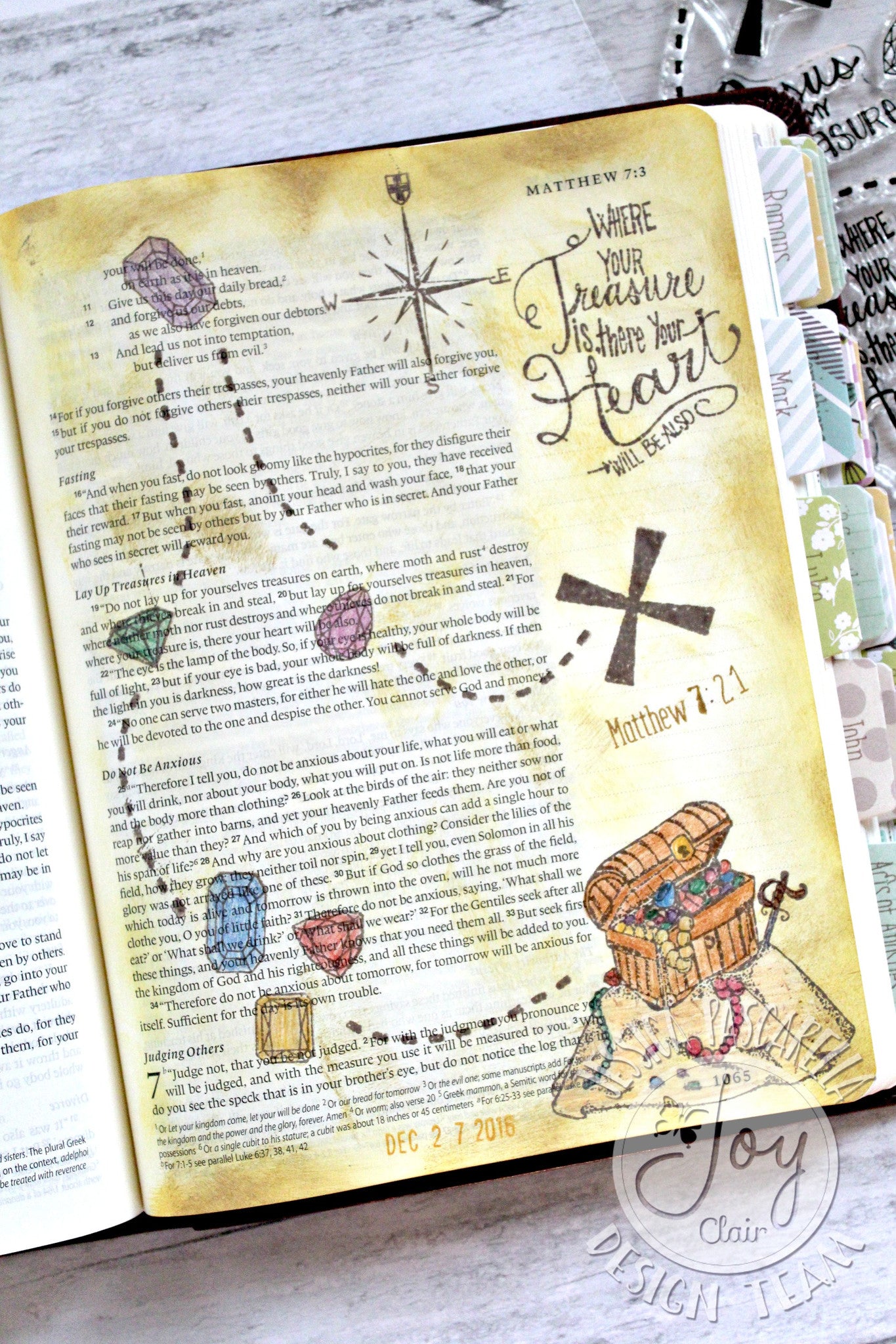  Clear Stamps - God's Treasure | Bible Journaling Clear Stamps - Joy Clair - 4