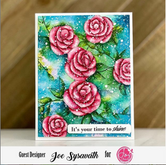 Stronger Roses Digital Stamps