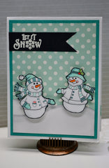 Cozy Snowman Wishes Clear Stamps - Joy Clair - 5