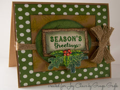 Rustic Christmas Sentiments Clear Stamps - Joy Clair - 4