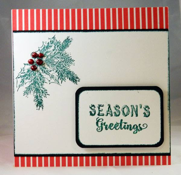 Rustic Christmas Sentiments Clear Stamps - Joy Clair - 5