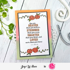 Stronger Roses Digital Stamps