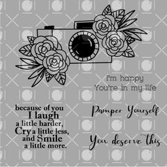 Pamper Yourself Digital Stamps