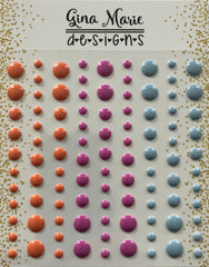 Pheasant Feathers Matte Enamel  Dots