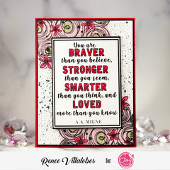 Stronger Roses Digital Stamps