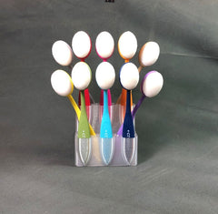 Peacock Blender Brush and Tool Caddy