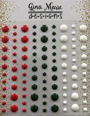 Traditional Christmas Gloss Enamel  Dots