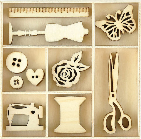 Treasures Collection Die Cuts Wooden Flourish Pack