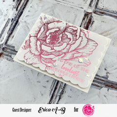 Spring Rose Digital Stamps