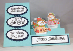 Cozy Snowman Wishes Clear Stamps - Joy Clair - 6