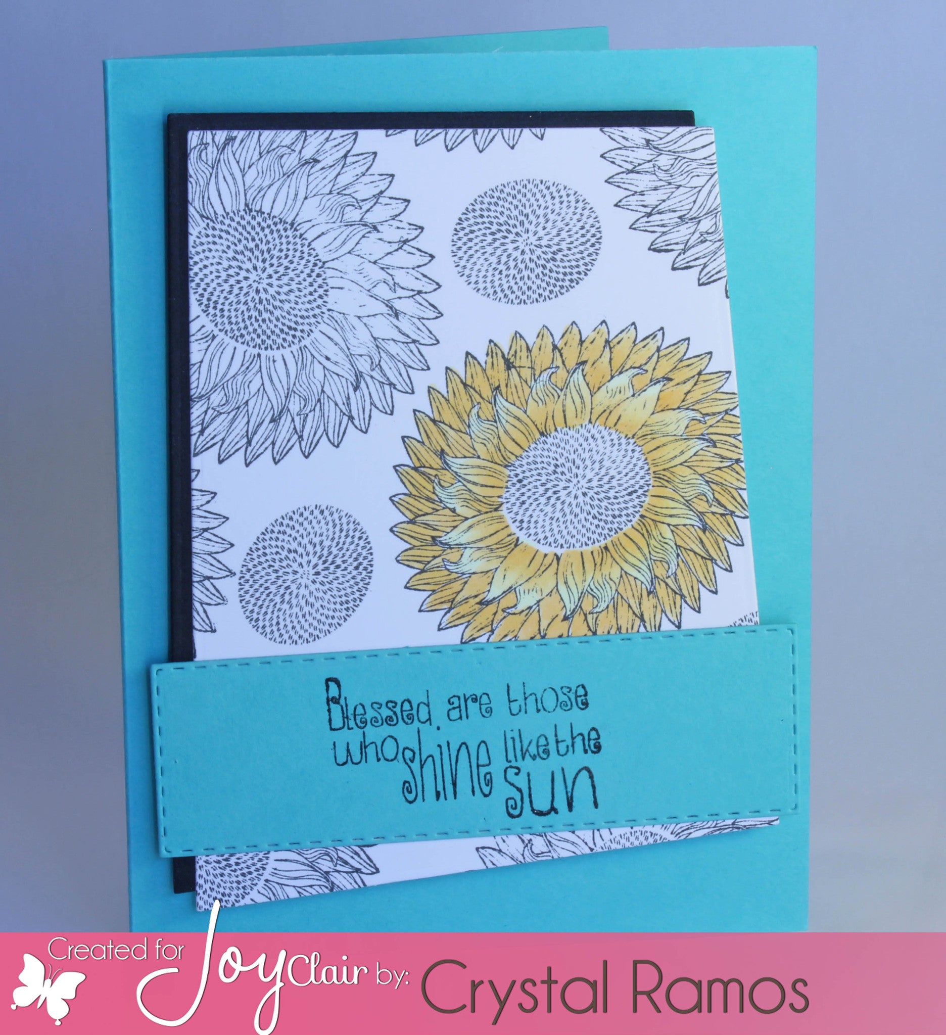 Sunflower Set Clear Stamps - Joy Clair - 11