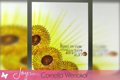 Sunflower Set Clear Stamps - Joy Clair - 6