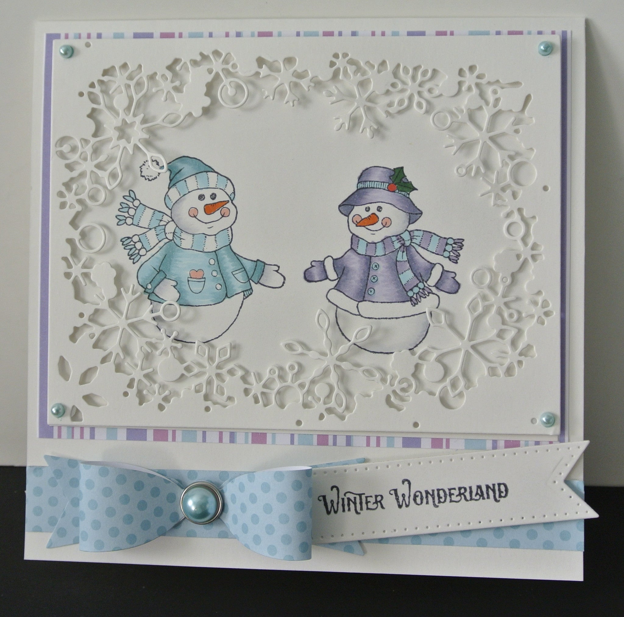 Cozy Snowman Wishes Clear Stamps - Joy Clair - 12