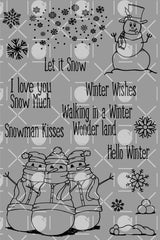 Snowy Greetings Digital Set