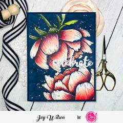 Spring Rose Digital Stamps