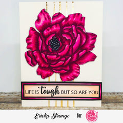 Spring Rose Digital Stamps